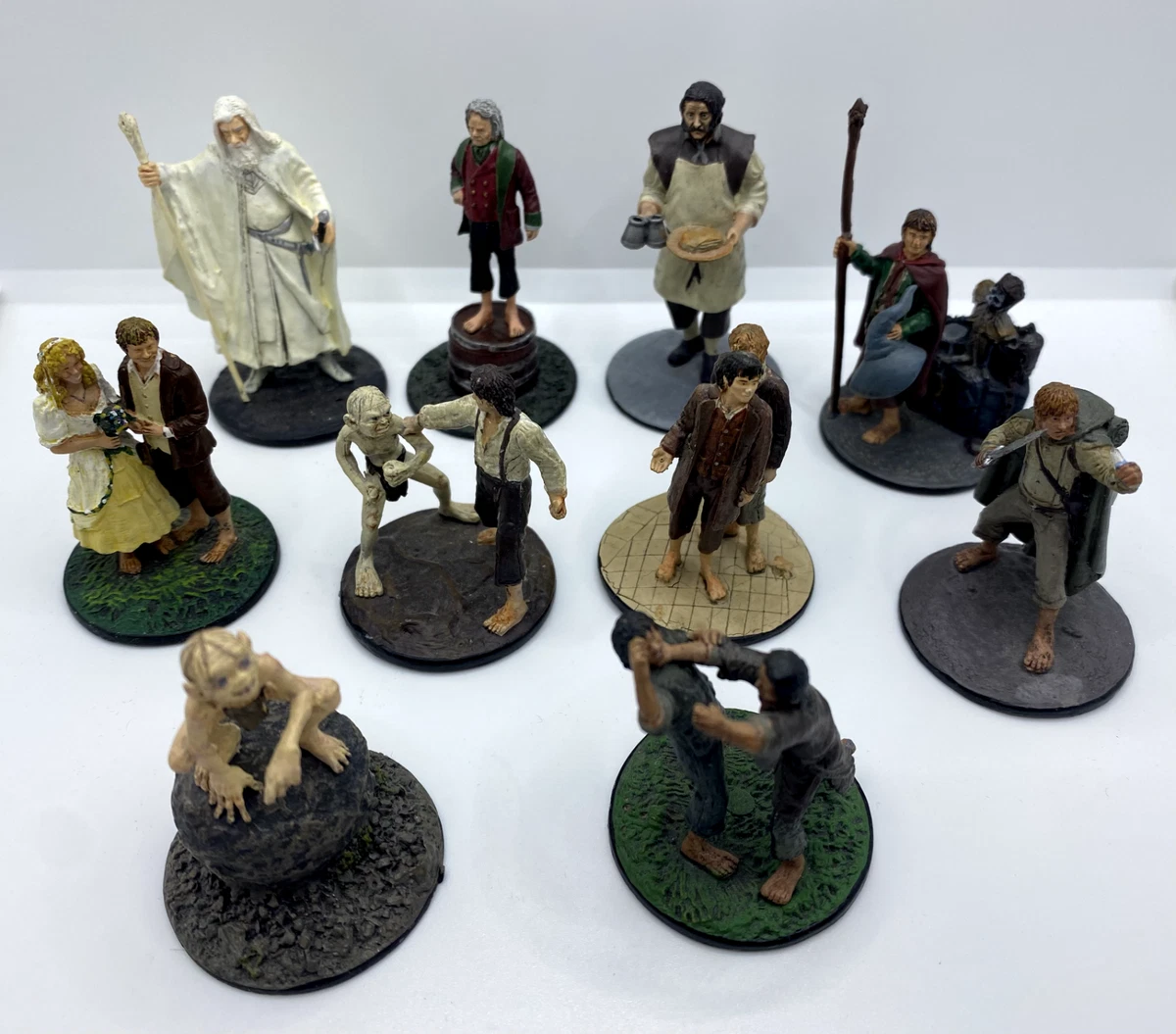 5 Figurines Warhammer En Plomb - Le Seigneur Des Anneaux - À Repeindre (projet Peinture)