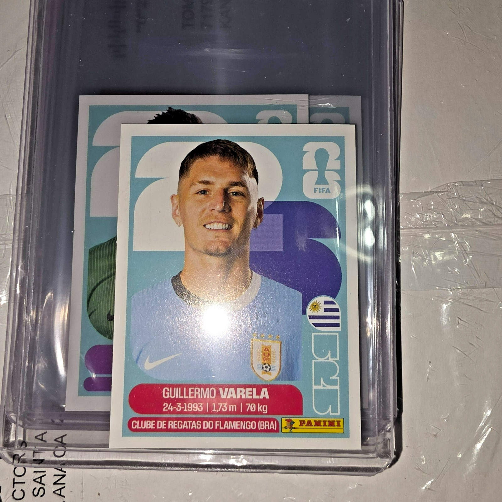 2026 Panini World Cup Sticker #URU 8 GUILLERMO VARELA - Uruguay