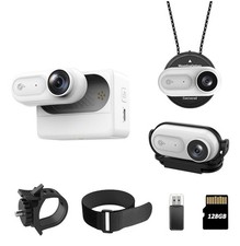 Mini Body Camera Action Cam with Auido  Video Recording -128G IPX7 Waterproof