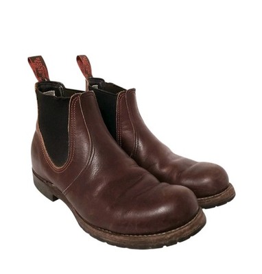 Vintage RED WING 2917 Mens Chelsea Rancher Boot Briar Oil Slick 8½ E2 Extra Wide Vintage RED WING 2917 Mens Chelsea Rancher | Mercari main image 3