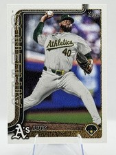 2025 Topps Luis Severino Canvas #/50 #437 Athletics SN
