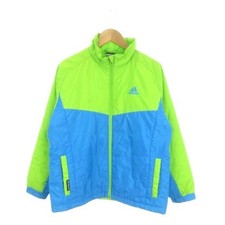 Adidas Kids Boys Batting Jacket Green 140 Sports Baseball Outerwear