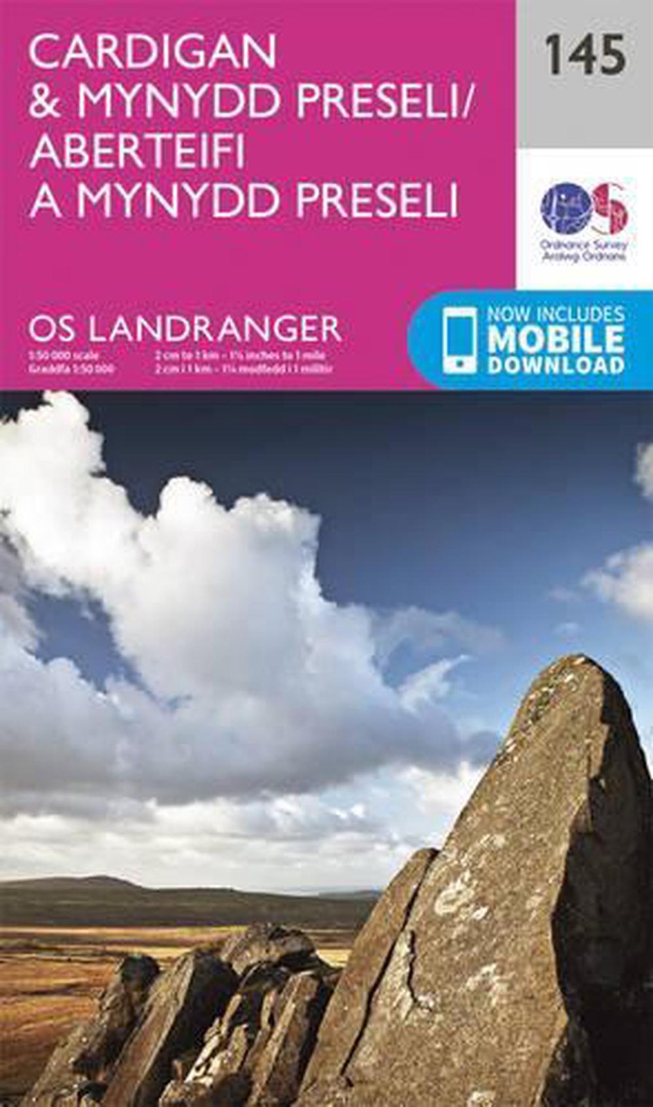 Cardigan & Mynydd Preseli by Ordnance Survey Folded Book