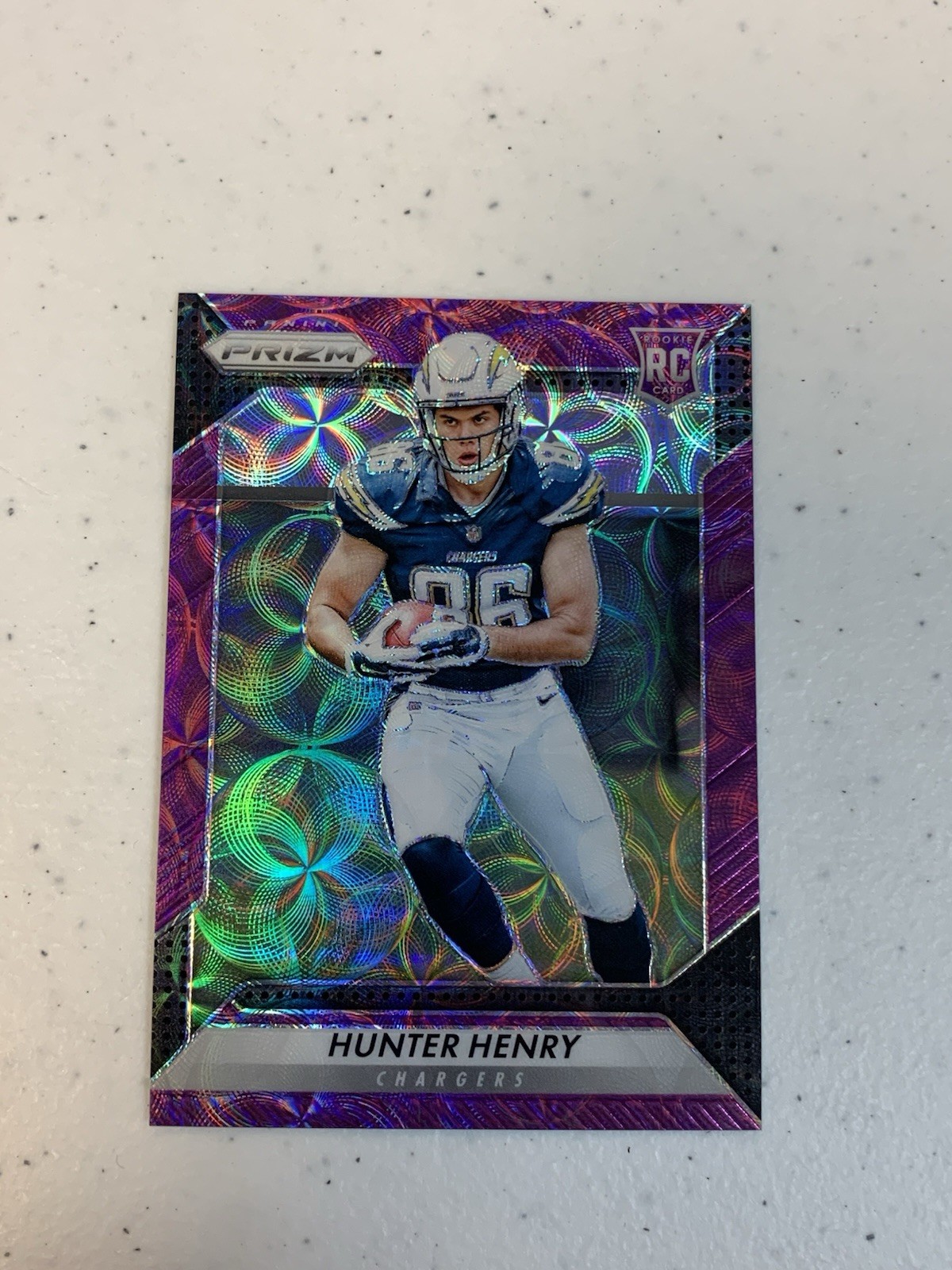 2016 Panini Prizm - Rookie Hunter Henry #262 Purple Scope Prizm /99 (RC)