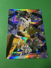 JOHN STALLWORTH AUTOGRAPH -1998 COLLECTORS EDGE SUPER MASTERS 0791/2000-STEELERS