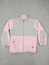 The North Face Jacket Girls XL Pink Polartec Fleece Full Zip Pockets Colorblock