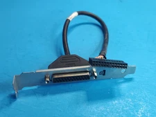 HP EliteDesk 800 8200 Elite MT 25-Pin to DB25 Parallel Port Ribbon Cable Bracket