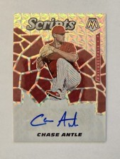 2021 Panini Mosaic Silver Prizm - Scripts Chase Antle #SCR-CA (AU, RC) Phillies