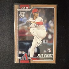 Topps 2026 Series 1 Juan Burgos Diamondbacks Rookie Serial #102 0590/2026