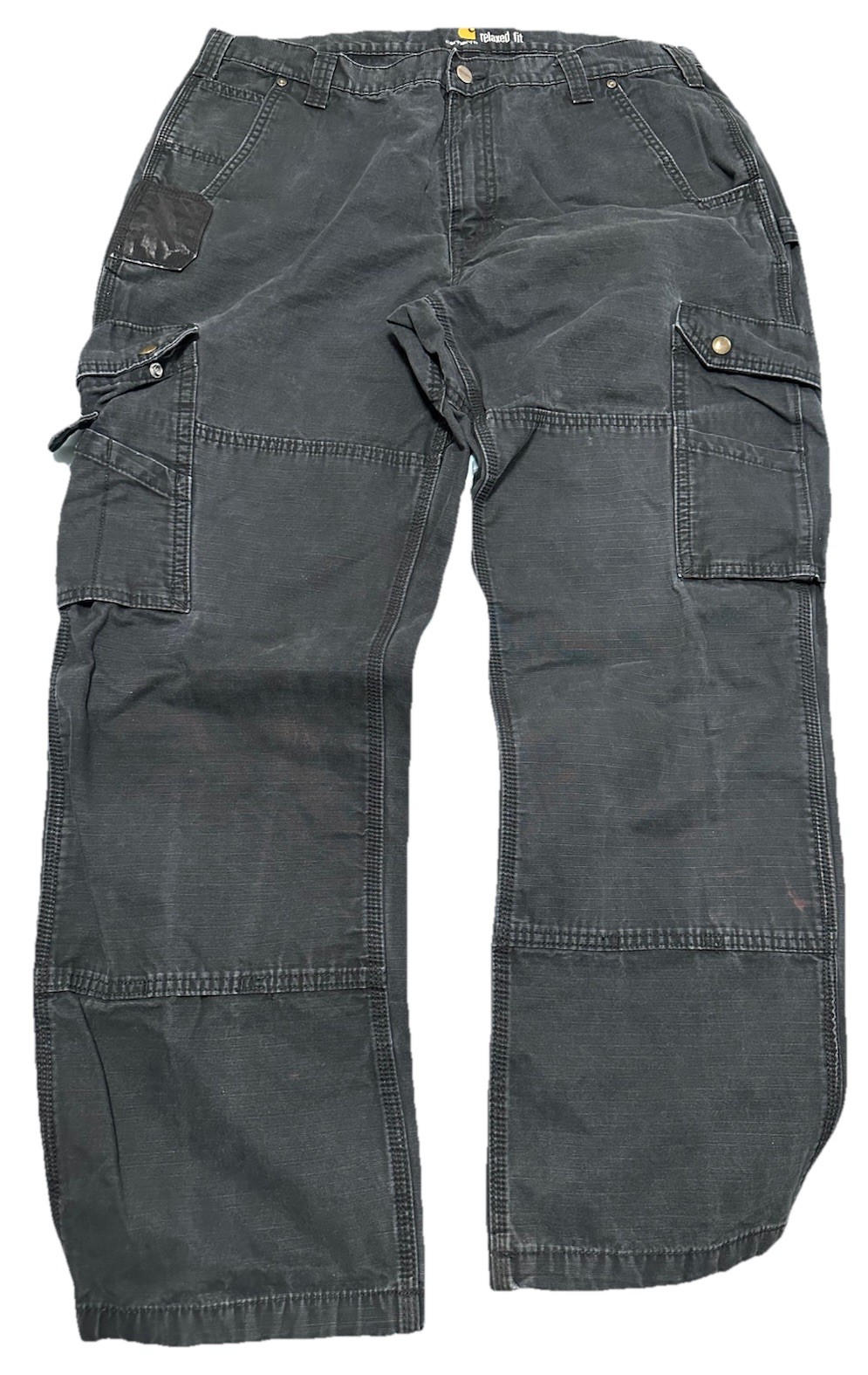 Black Tag 38x32 Actual 38x29 Ripstop Relaxed Fit Baggy