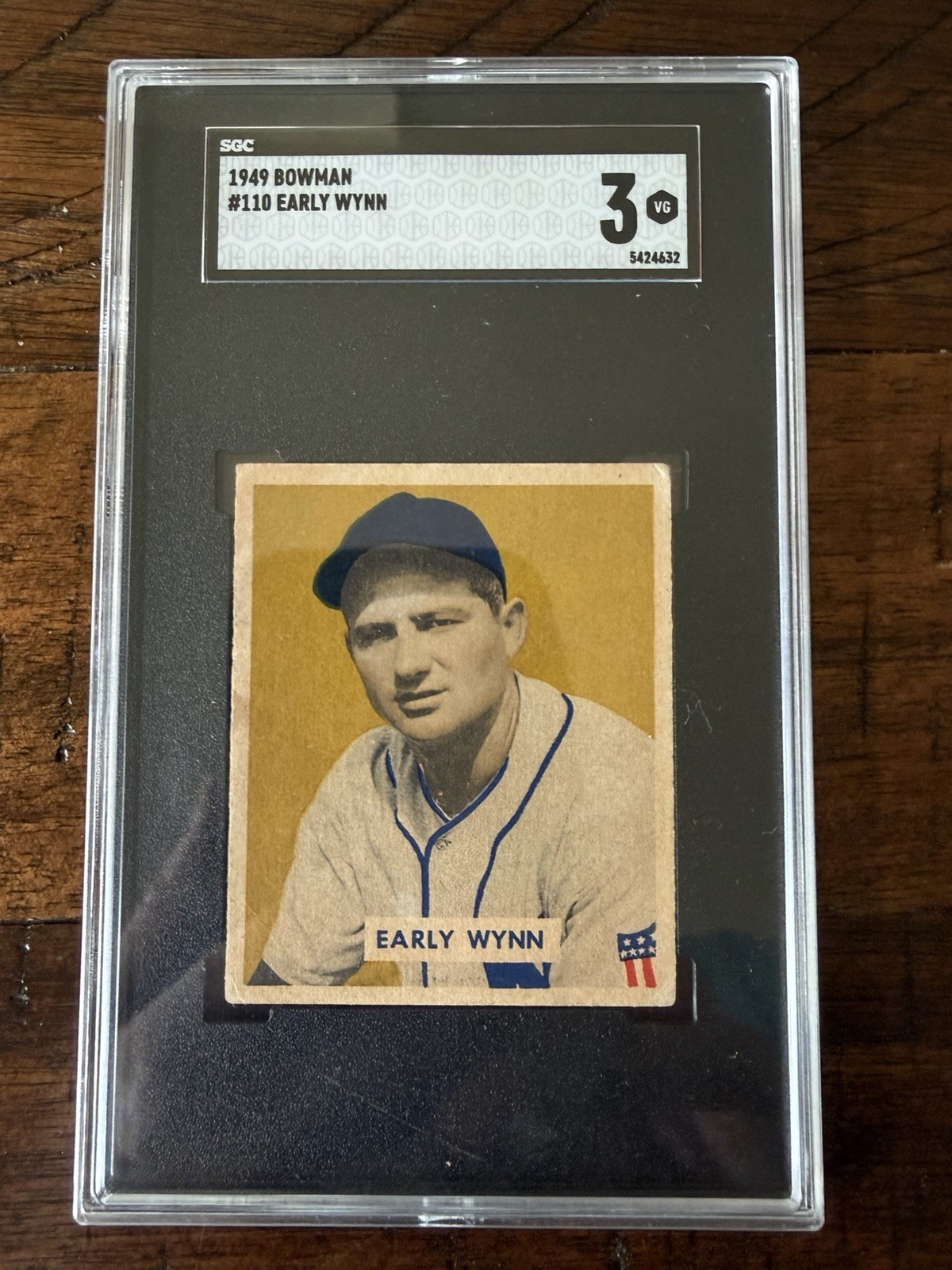 1949 Bowman #110 Early Wynn SGC 3 Very Good