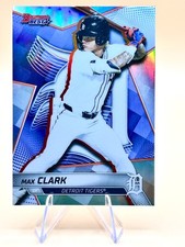 Max Clark 2025 BOWMAN’S BEST #TP-1 Base Refractor Detroit Tigers Prospect