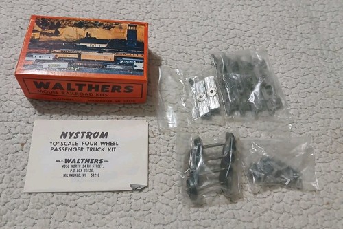 Camiones Walthers 933-50241 calibre O 4 ruedas Nystrom escala 36" ruedas de metal | Zustand: New