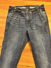 Anthropologie Jeans Women's 28 Blue Pilcro And The Letterpress High Rise Skinny