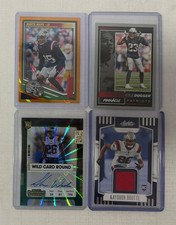 New England Patriots Panini Football 4 Card Lot Bundle  Boutte Digger Mapu Wade