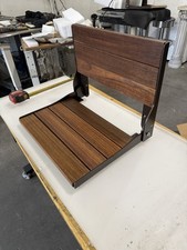 Fold down Teak Shower Chair Dark Chocolate Color.model 108141
