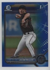 2022 Bowman Draft Chrome Blue Refractor 18/150 Jacob Miller #BDC-195 0t2