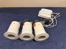 3x Aurora Downlights with LED bulbs 4000k dimmable transformers