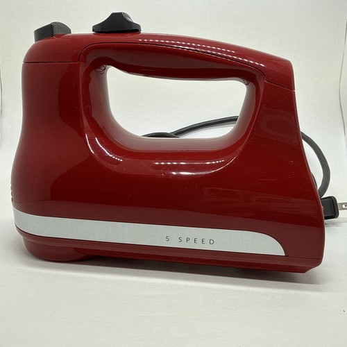 KitchenAid Ultra Power 5-Speed Hand Mixer KHM512 Empire Red Motor Only - WORKS
