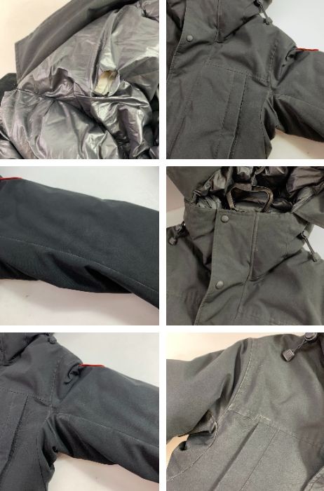 CANADA GOOSE 3400M SANFORD Hoodie Sanford down jacket black XS thumbnail 7