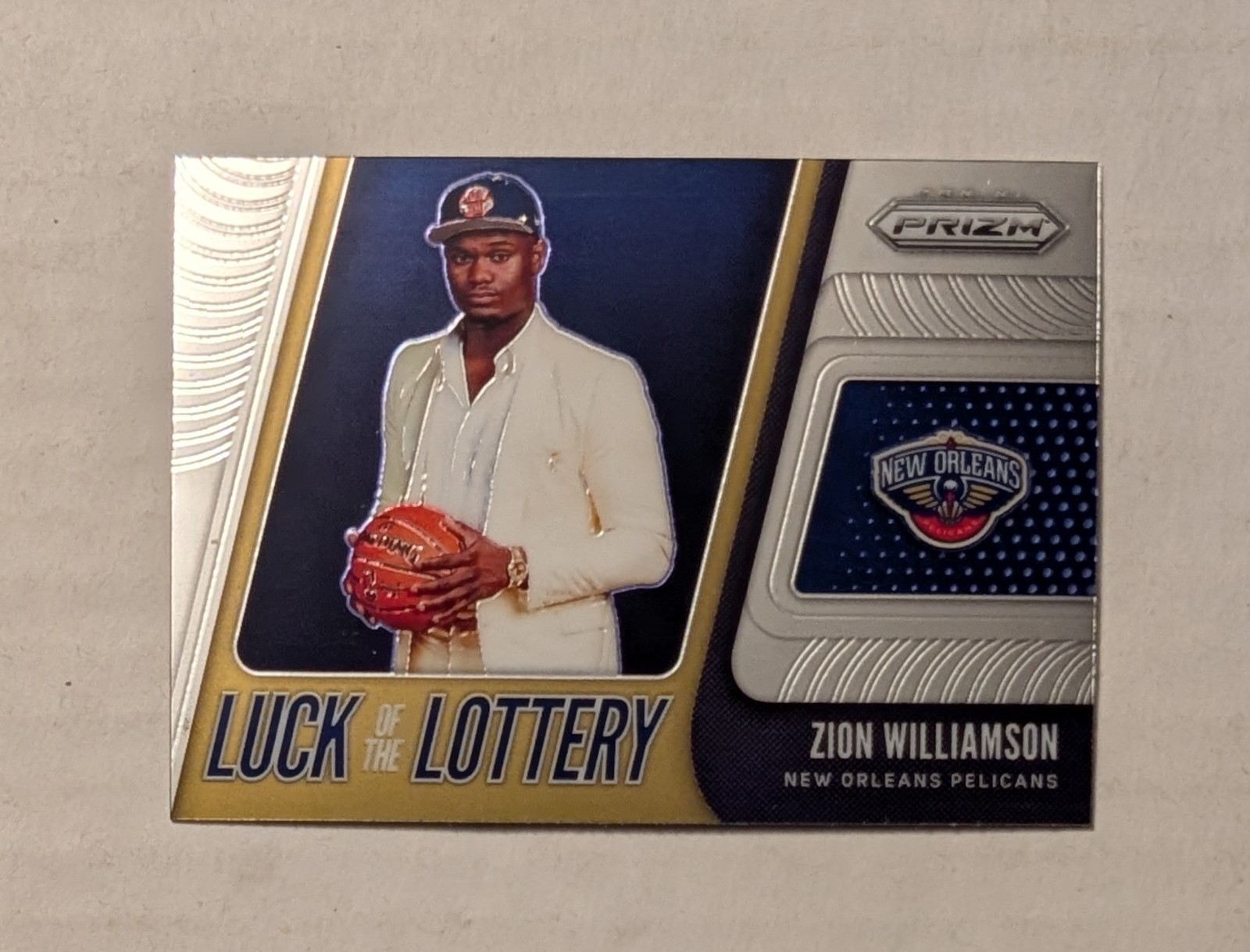 2019-20 Panini Prizm - Luck of the Lottery Zion Williamson #1 (RC)