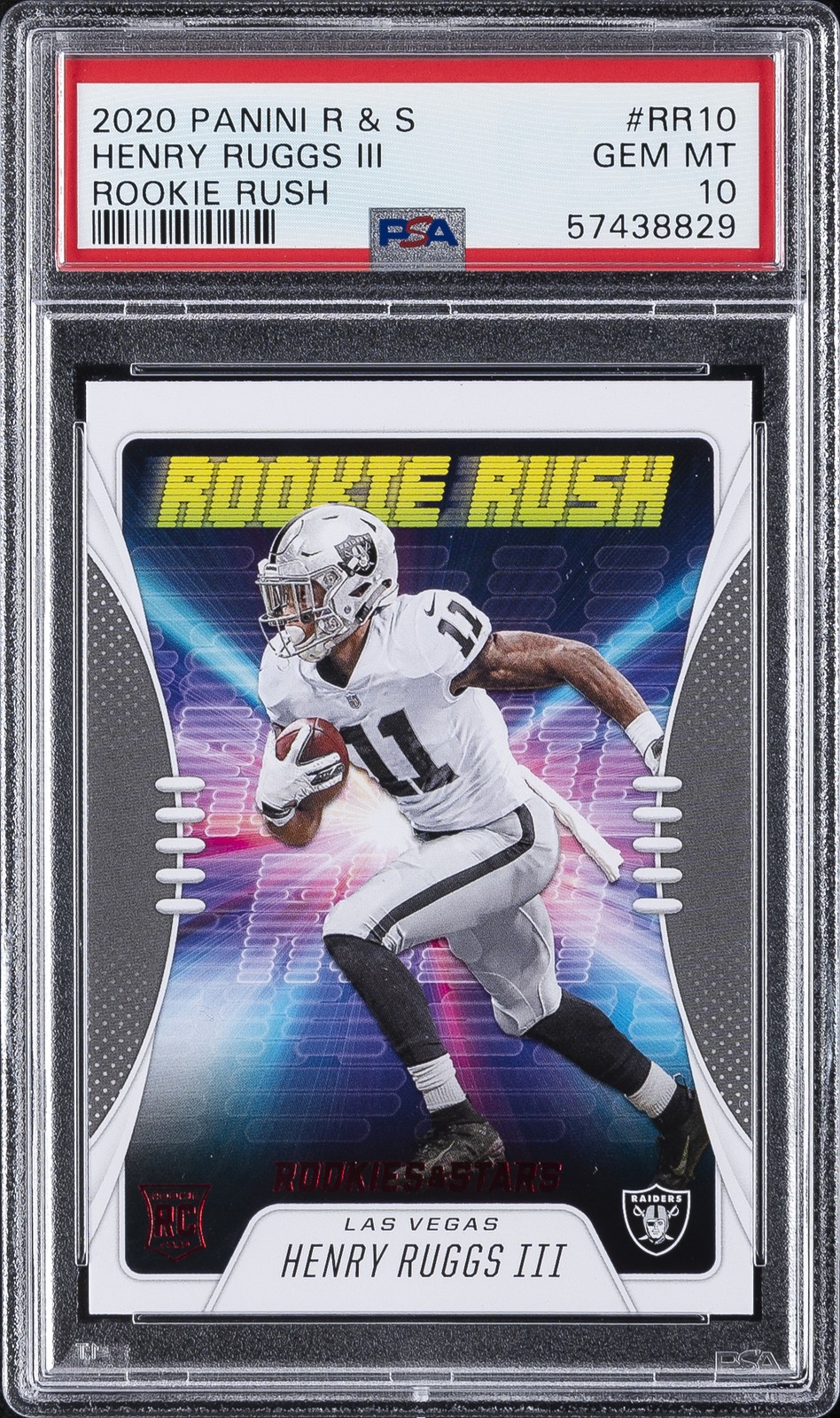 Henry Ruggs III Panini Rookies & Stars Rookie Rush #RR10 Base