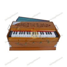 Indian Cultura 5 Stopper Multifold Bellow Two Reeds 3 Octave 37 Keys Harmonium