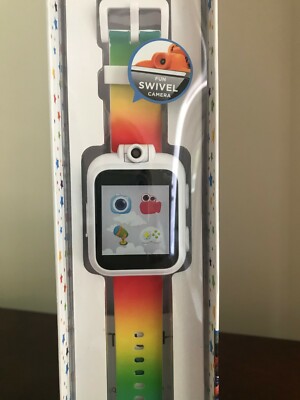 iTouch Playzoom Kids Smartwatch: Touchscreen, Swivel Camera - MIB - Rainbow