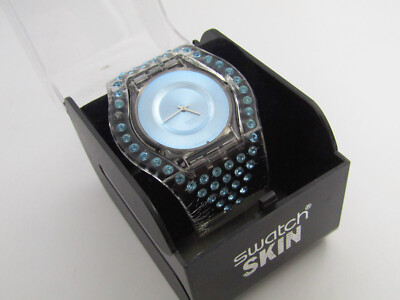SWATCH SKIN DREAMLIGHTS BLUE - REFURBISHED - mit Spangenarmband
