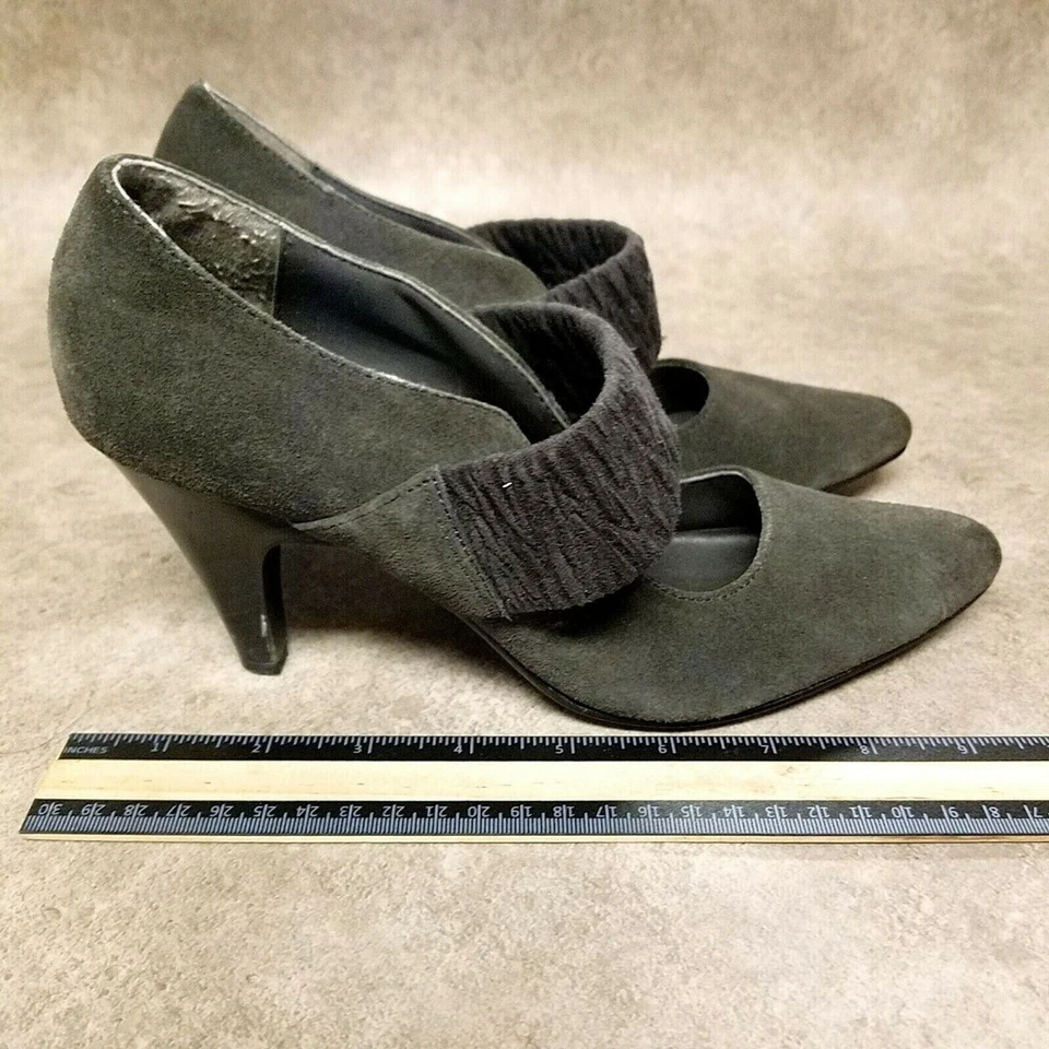 Relativity Feminino Brinkley Tamanho 8.5 Preto Biqueira Apontada Mary Jane Salto 3" - Imagem 4 de 4