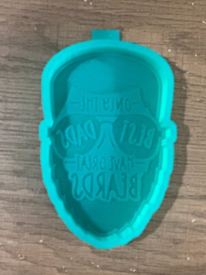 Bearded Dad Silicone Freshie Mold   Best Dads Have Beards   DIY Gift Idea
