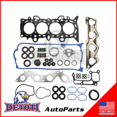 Head Gasket Set MLS Fit 01-05 Honda Civic DX LX 1.7L SOHC 16v VTEC D17A1