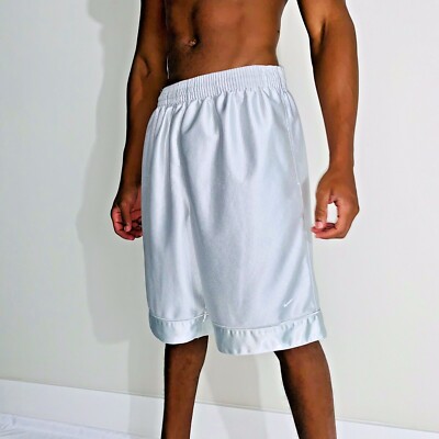 silver nike shorts