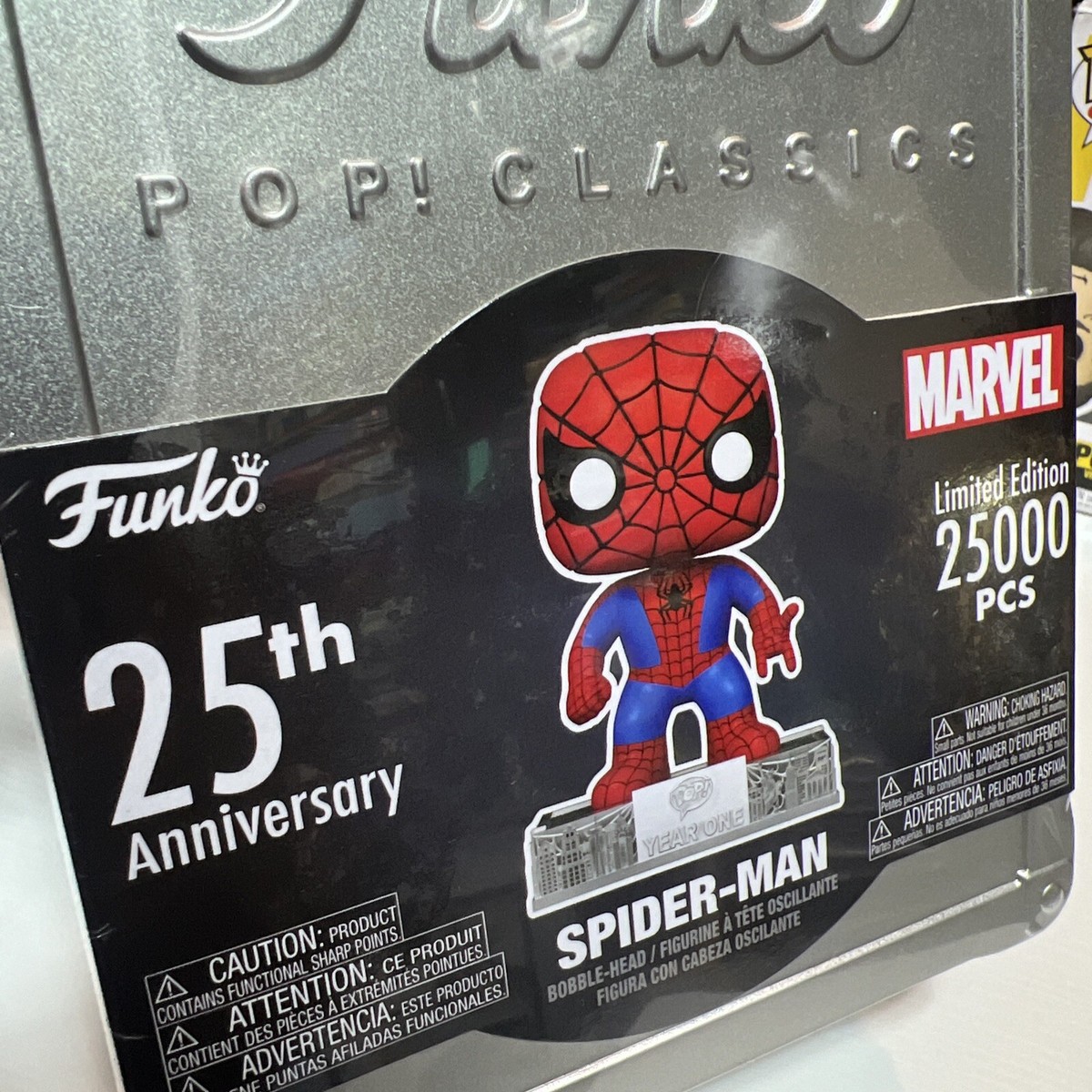 Funko POP! 25th Spider-Man MARVEL POP Classics Limited Edition NEW 