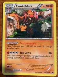 Conkeldurr 64/101 Noble Victories Holo Rare