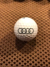 LOGO GOLF BALL-AUDI....AUTOMOBILE..GREY TEXT.