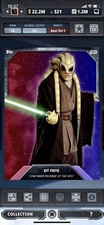 Topps Star Wars Digital Card Trader Tier 8 - Dual Galaxy Purple Fisto - Base 3