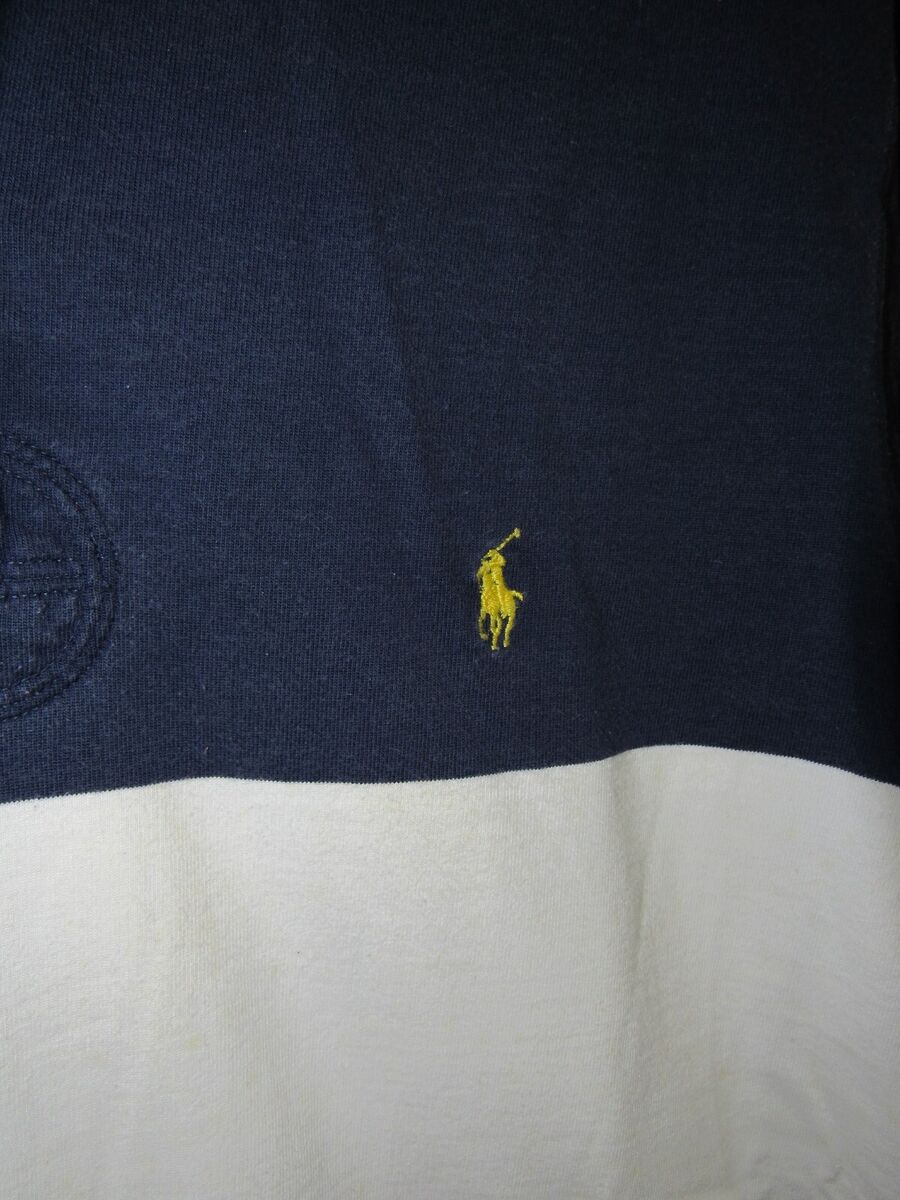Vintage Polo Ralph Lauren Color Block Polo Shirt Red White Vintage Polo Ralph Lauren Color Block Polo Shirt Red White