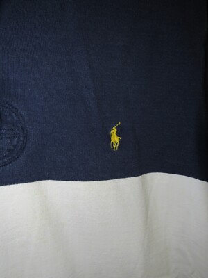 Vintage Polo Ralph Lauren Color Block Polo Shirt Red White