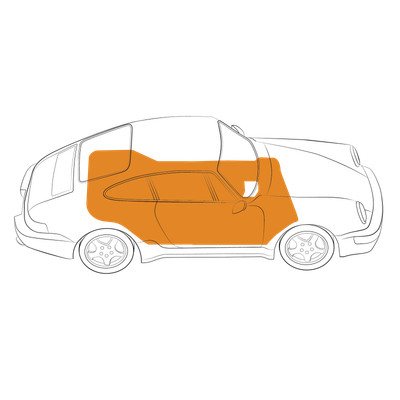 1990-98 Porsche 911 2Dr Coupe Complete Auto Carpet Kit