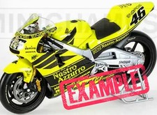 Minichamps VALENTINO ROSSI 1:12 Honda NSR 500 L.E. Pre-Season Testbike 2001 NEW 