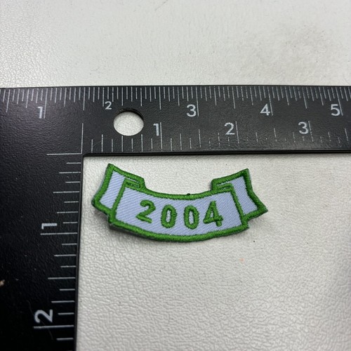 Fancy Date / Year 2004 Tab Patch (Birthday Year, Events, Commemorative) 46R