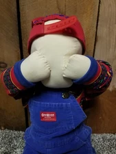 Vintage Osh Kosh B'Gosh w/ Philles Hat and Overalls 32” Doll - Hiding 