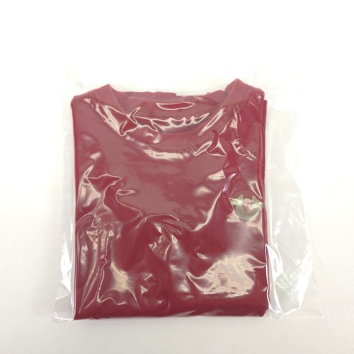 True Religion Boys t-shirt Kids 6 Red Gold Horseshoe Logo Long Sleeve Crew Neck - Picture 8 of 16