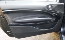 MINI PACEMAN R61 2012-2017 DOOR PANEL/CARD - PASSENGER FRONT PIANO BLACK LEATHER