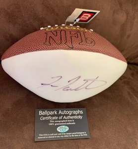 fran tarkenton signed football