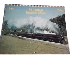 Railroad Appointment Calendar - Audio Visual Designs 1984
