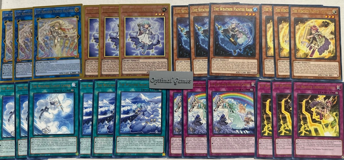 weather painter deck yugioh Yu-Gi-Oh! Card SPWA-EN031 The Weather Painter Cloud (Secret Rare)