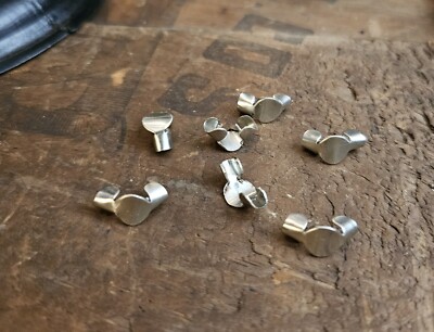 Nickel Silver Lantern Guard Wire Clips For Railroad , Fire  Etc. *PRICE PER ONE*