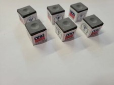 Silver Cup Billiard Chalk - 6 pack Charcoal 